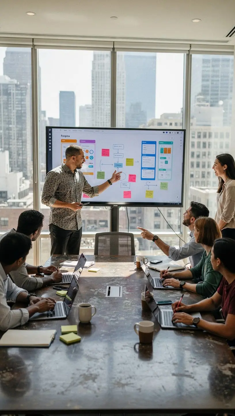 Illustration of white space in user interface design