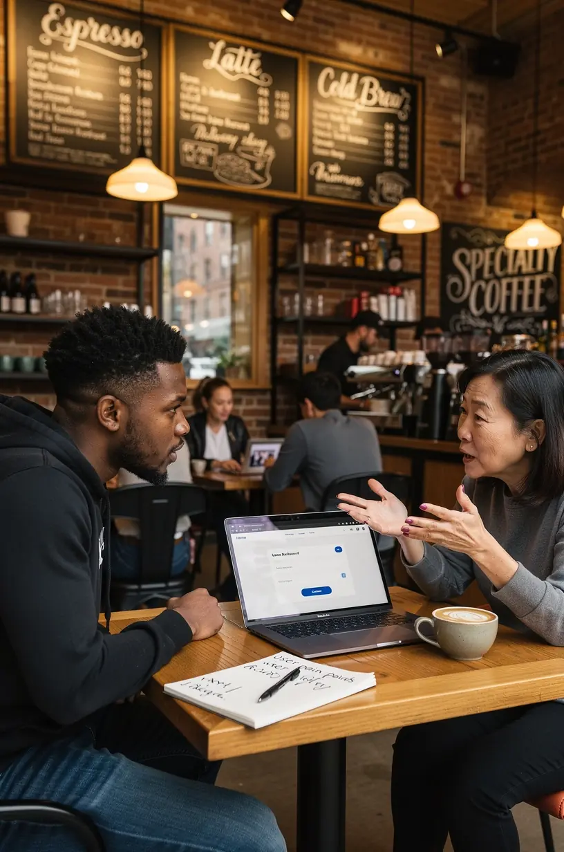 Professional team collaboration