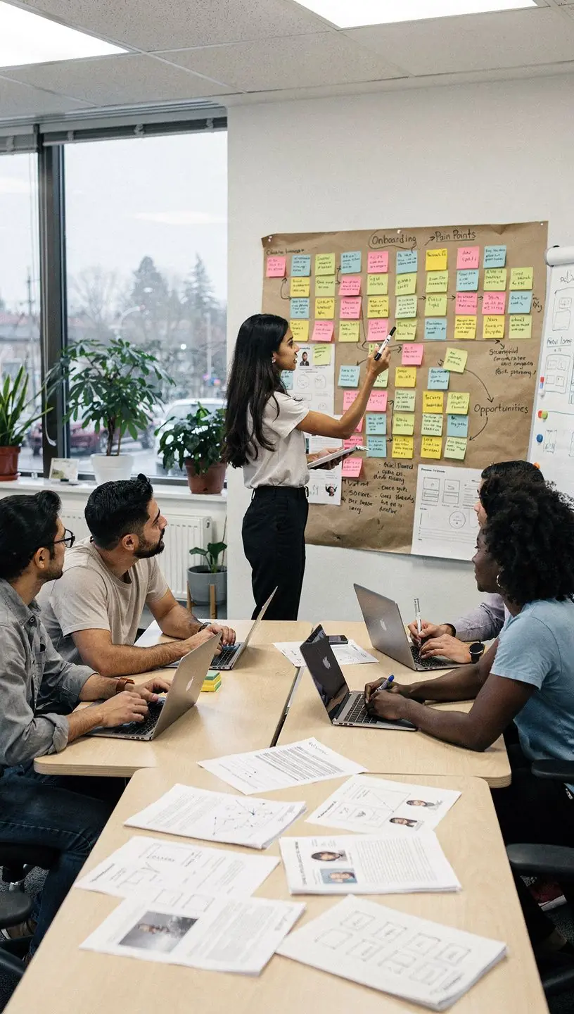 Professional business solutions illustration